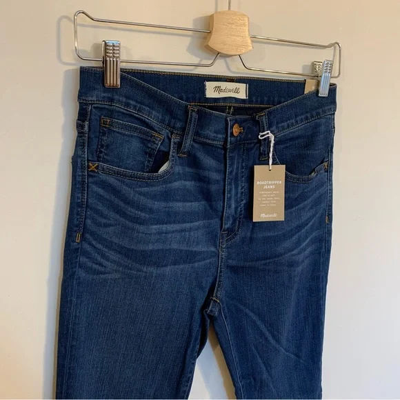 NWT Madewell Roadtripper High Rise Skinny Jeans in Orson Wash, Size 28 - Picture 6 of 12
